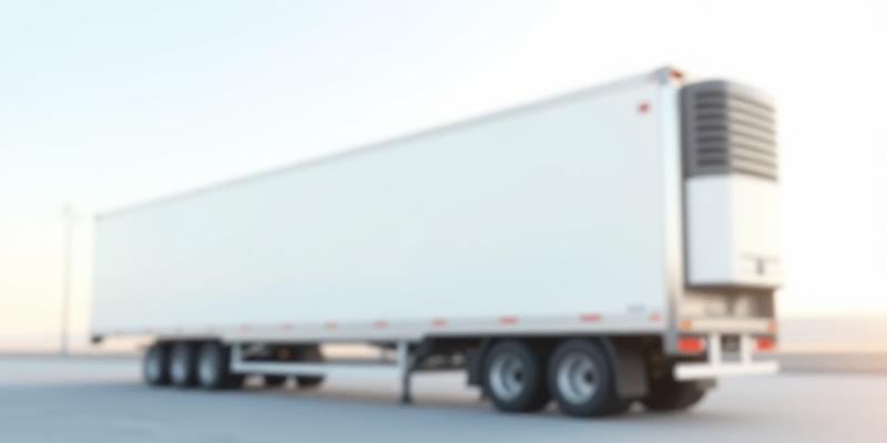 Refrigerated truck trailer